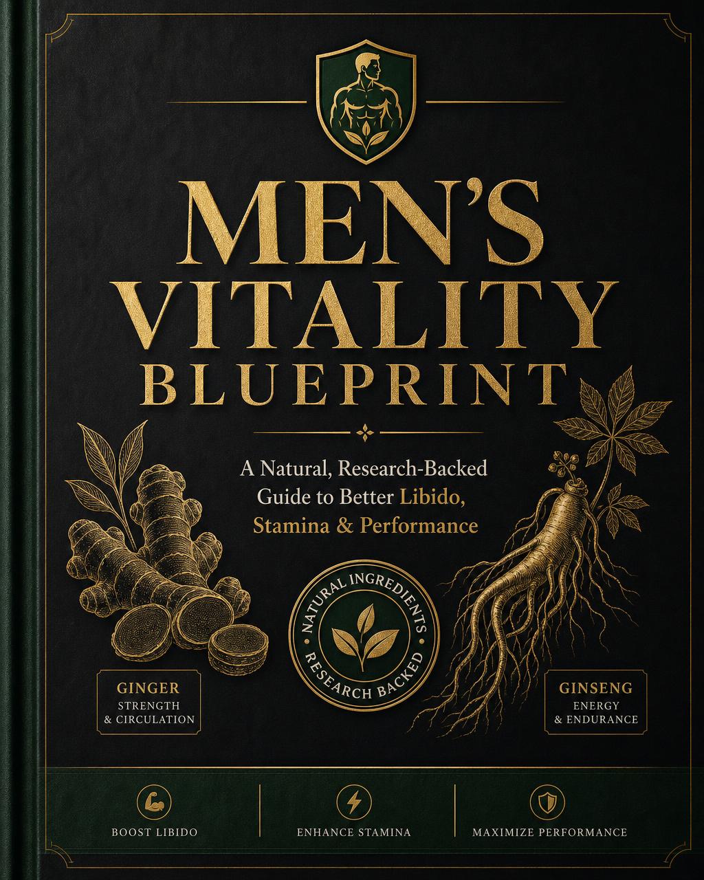 Cover of Men's Vitality Blueprint ebook