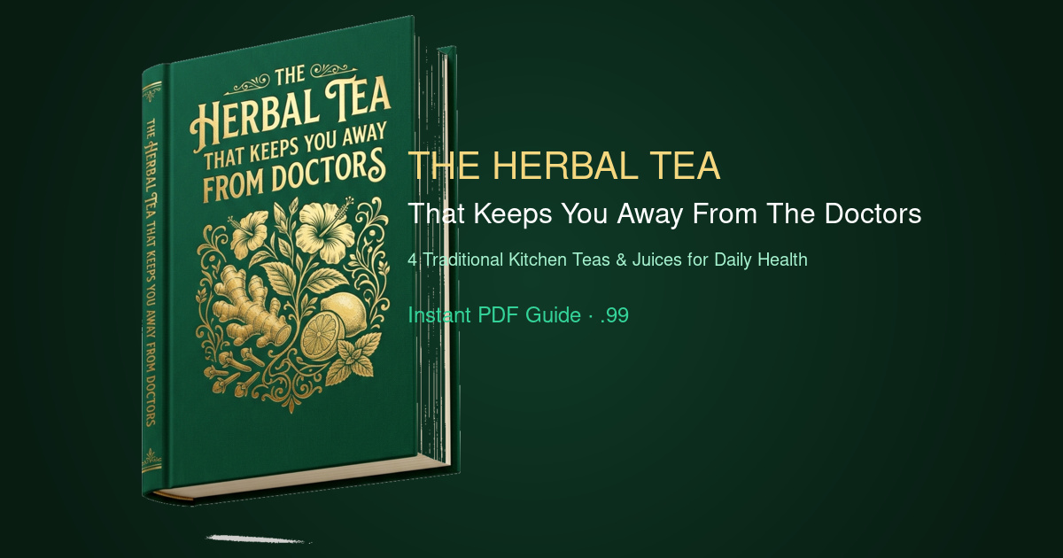 The Herbal Tea That Keeps You Away From Doctors
